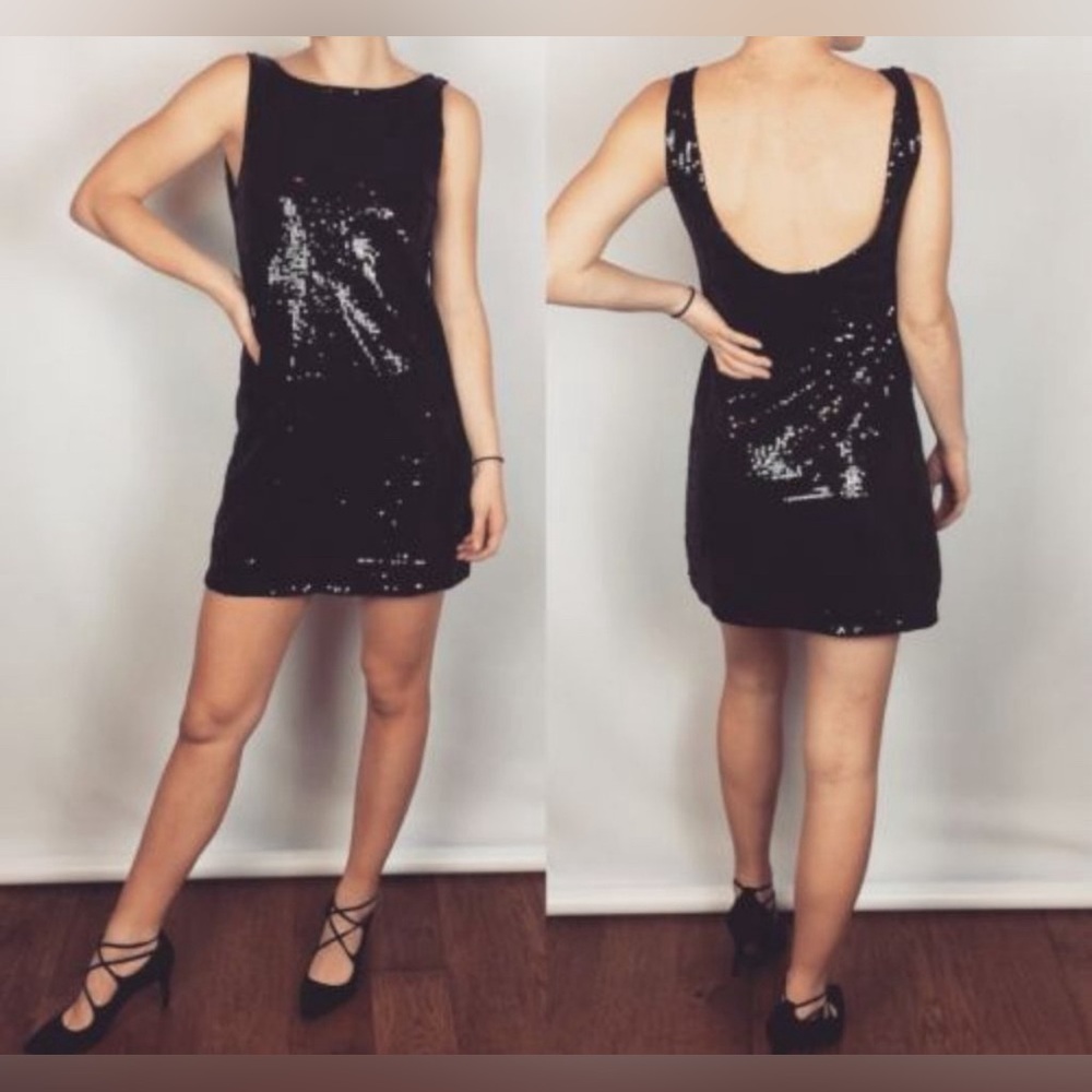Free People Sequin Mini Dress